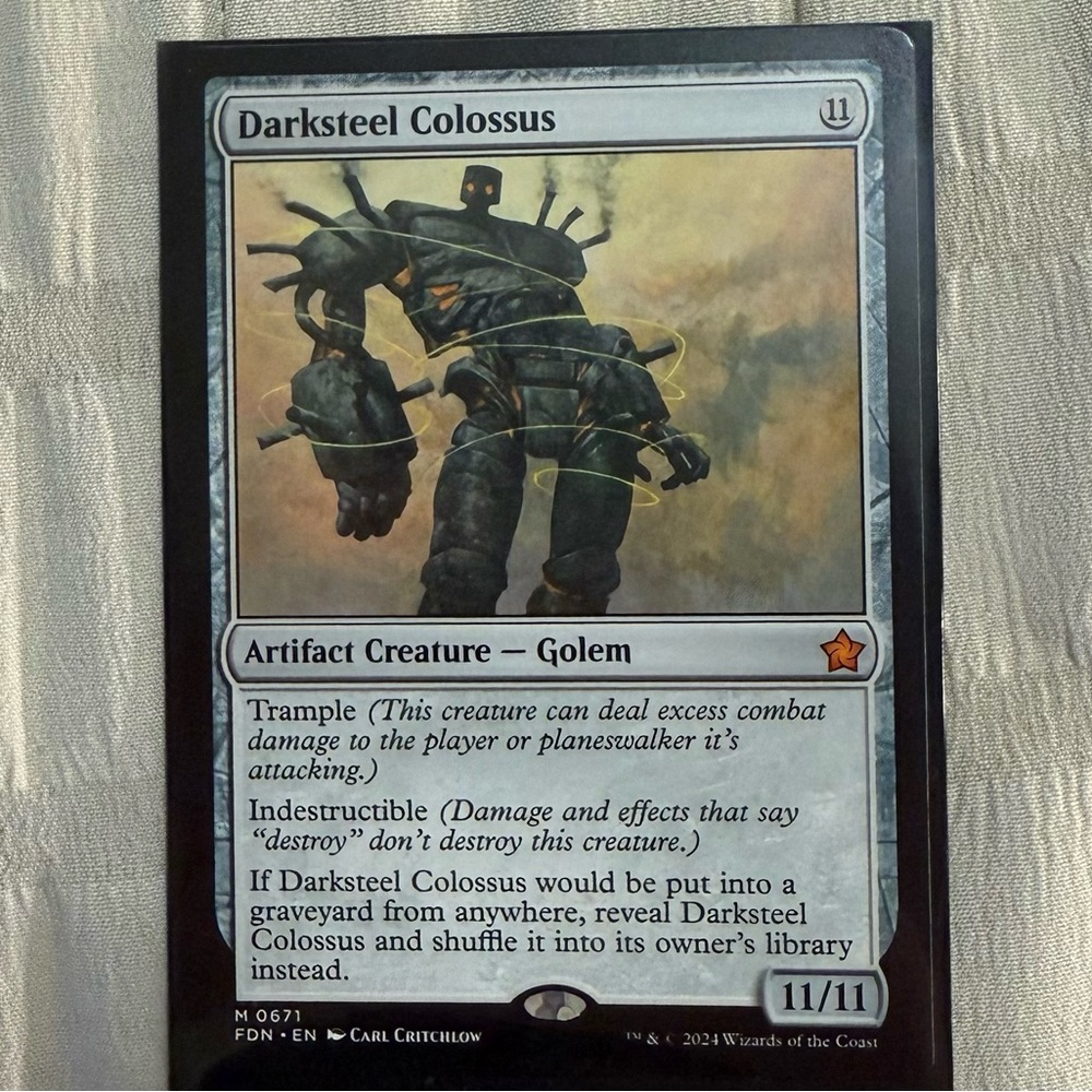 Darksteel Colossus Magic Card